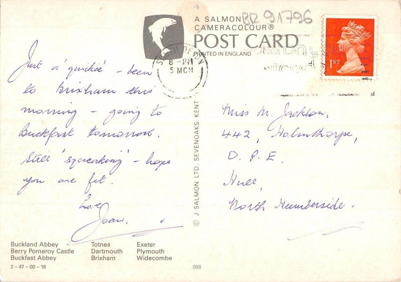 BR91796 historic south devon   uk