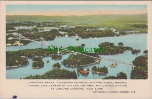 America Postcard - Thousand Islands International Bridge, New York RS31817