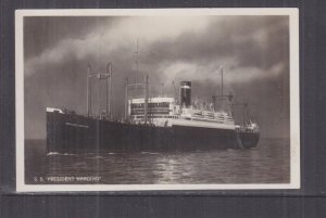 UNITED STATES,  SS PRESIDENT HARDING  UNITED STATES LINE ', c1935 ppc., unused