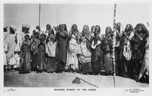 US5385 baggara women of the gezira types folklore  real photo sudan africa