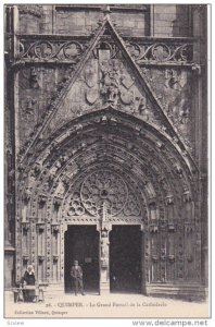 Le Grand Portail De La Cathedrale, QUIMPER (Finistere), France, 1900-1910s