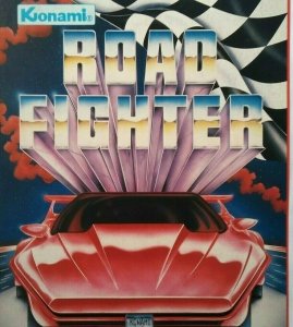 Konami Road Fighter Arcade FLYER 1984 Original Video Game Art Print Retro Racing 