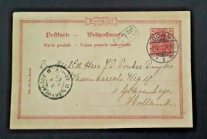 1901 Bonn Germany To s Gravenhage The Hague Netherlands Vintage Postcard