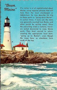 Maine Portland Head Lighthouse 1971