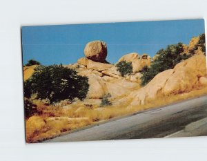 Postcard Fantastic Rock Formations, in the heart of Texas Canyon, Arizona