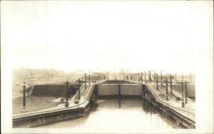 Panama Canal c1920s-30s Unidentified Real Photo Postcard #1