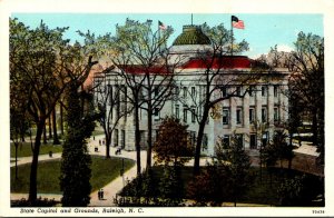 North Carolina Raleigh State Capitol Building and Grounds Curteich