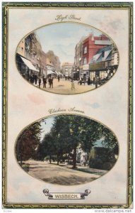 WISBECH (Cambridgeshire), England, UK, PU-1915 ; TUCK ; High STreet & Clarkso...