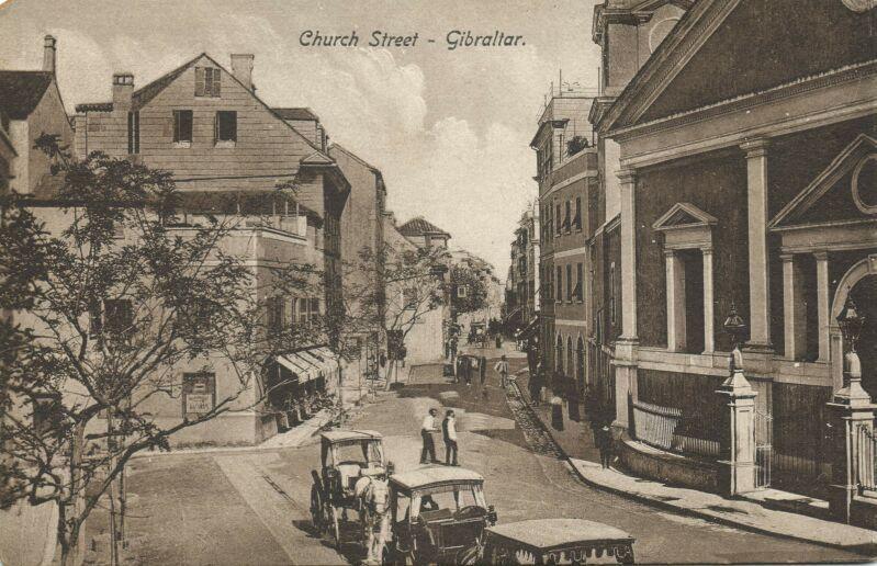 gibraltar, Church Street, Horse Cart (1910s)