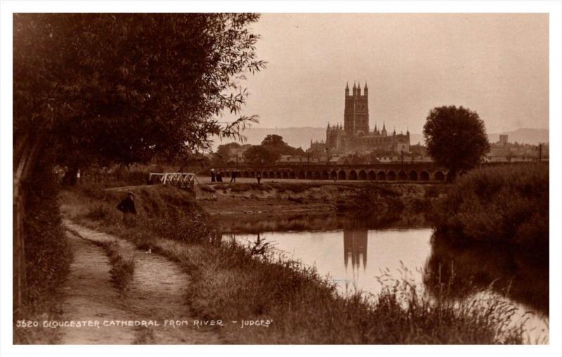 Gloucester  Cathedral  from river   RPC Judges LTD no.3620