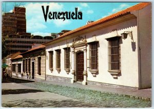 c1970s Caracas, Venezuela Greetings House Liberator Bolivarian Museum 4x6 PC M6