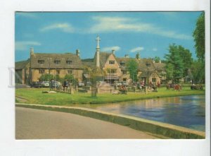 442174 UK Bourton-on-the-Water tourist advertising Old postcard