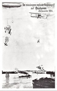 c1913 German Zeppelin Airship Postcard DELAG Official Early Aviation