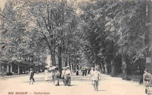 Parkstrasse Bad Nauheim Hesse Germany 1910c  postcard