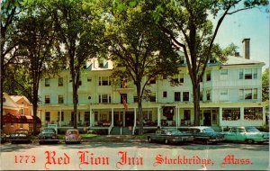 Red Lion Inn Stockbridge MA Berkshires Tanglewood Brigham tavern vtg Postcard