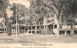 Vintage Postcard 1906 Berkshire Inn Hotel in Great Barrington Massachusetts MA