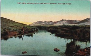 Argentina Sierras De Currumalan Vintage Postcard C073