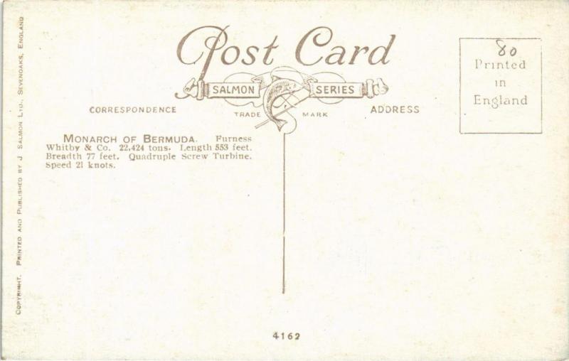 CPA Monarch of BERMUDA SHIPS (703776)