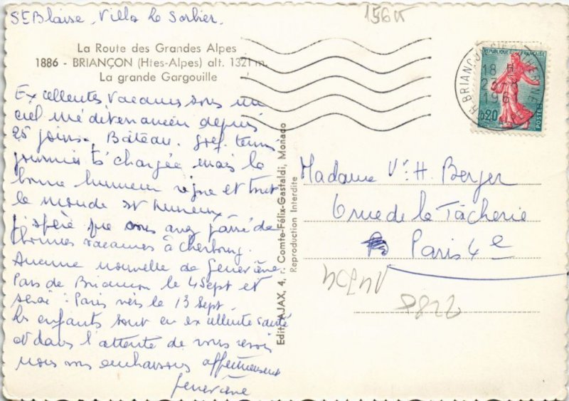 CPM Briancon La Grande Gargouille (15615)