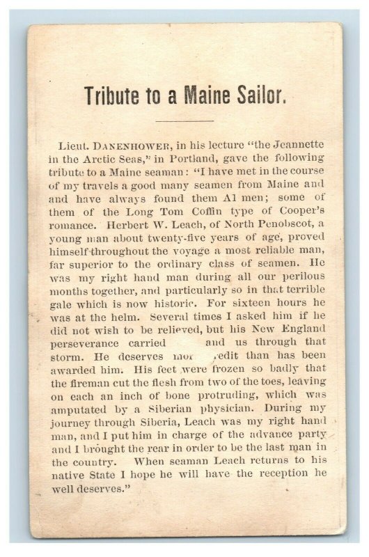 1882 Arctic Exploration Leach's Story Of Jeannette Fabulous! Lot Of 6 P206