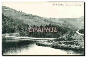 Old Postcard Rochetaillee Dam Not Riot