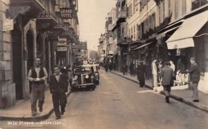 Gibraltar Main Street Real Photo Vintage Postcard AA43186