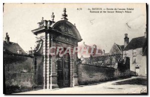 Postcard Old Bayeux Entree former Eveche