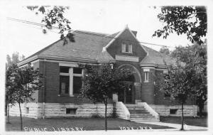 York Nebraska~Public Library~1920s Real Photo Postcard~RPPC 