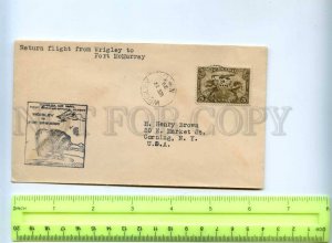 410164 CANADA 1929 first flight from Wrigley to Fort McMurray bison plane COVER