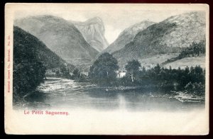 dc1054 - PETIT SAGUENAY Quebec Postcard 1900s Panoramic View