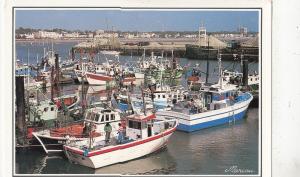 BF31705 royan le port de peche ship  france front/back image