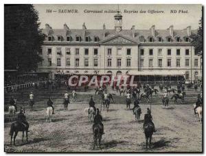 Old Postcard Horse Equestrian Saumur Carrousel military officers Resume