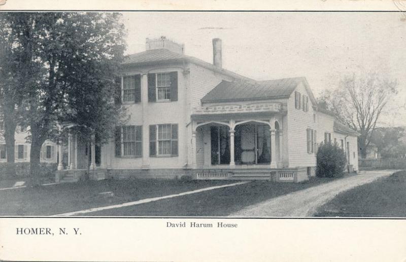 Homer, Cortland County NY, New York - David Harum House - pm 1916 - UDB