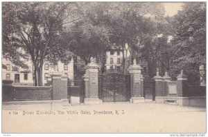 Exterior, Brown University, Van Wickle Gales, Providence, Rhode Island, 00-10s