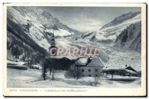 Old Postcard Argentiere L & # 39aiguille Chardonnet