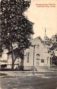 LaPorte City Iowa Presbyterian Church Exterior Vintage Postcard JF685396