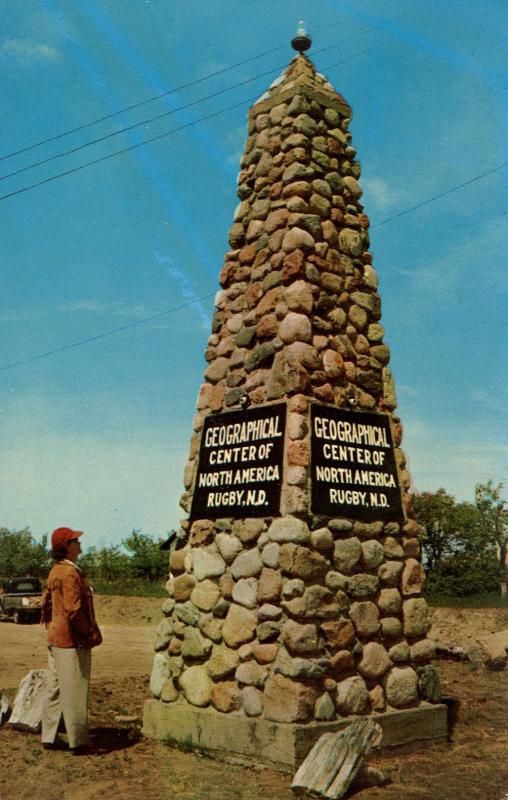 ND - Rugby. Geographical Center of North America Monument