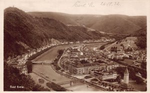 Germany 1932 Bad Ems General View vintage postcard