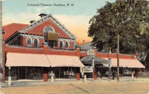 Nashua New Hampshire Colonial Theatre Vintage Postcard AA29459