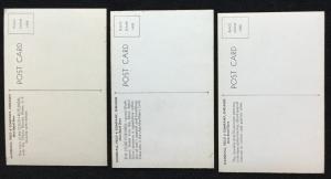 Postcards Marshal Field Chicago IL (3) Unused LB