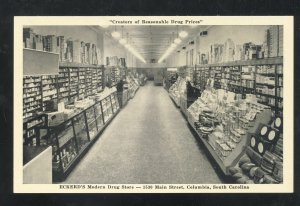 COLUMBIA SOUTH CAROLINA SC ECKERD'S DRUG STORE INTERIOR VINTAGE POSTCARD