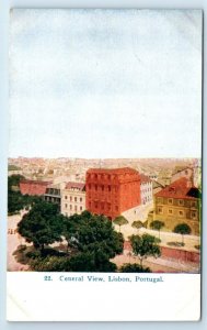 Central View Lisbon LISBOA Portugal Postcard