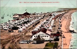 PC Tent City From The Hotel Del Coronado, Beach, San Diego, Plunge California