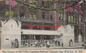 OH, Cincinnati, Ohio, Ohio Valley Exposition Buildings, Entrance, 1910 PM