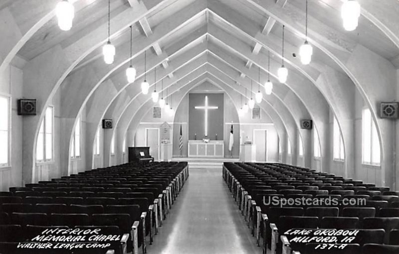 Interior Memorial Chapel - Milford, Iowa IA