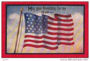 AS, USA Flag, May Your Friendship For Me Never---, PU-1910