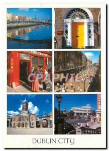 Modern Postcard Dublin City