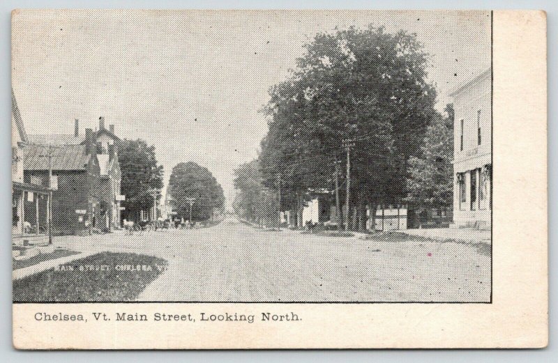 Chelsea Vermont~Two Dutch Buildings~Mascoma Hall (Bank)~c1910 Postcard~B&W 