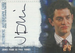 James Frain 24 Fox TV Show Hand Signed Autograph PhotoCard