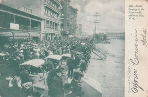 ATLANTIC CITY, New Jersey, PU-1905; Easter Sunday On The Boardwalk